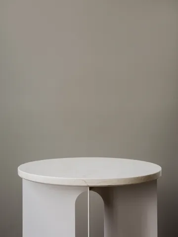 Tablero Androgyne para mesa auxiliar - Crystal Rose, Ø65 cm - Audo Copenhagen