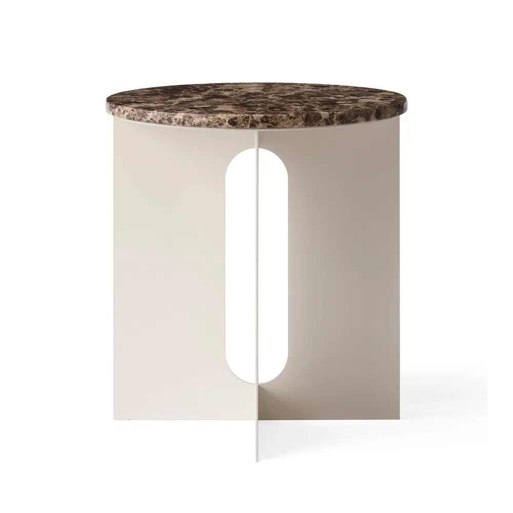 Tablero Androgyne para mesa auxiliar, Emparador, Ø42 cm Audo Copenhagen
