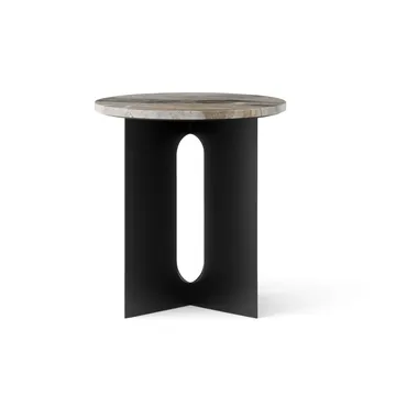 Tablero Androgyne para mesa auxiliar - Grey galaxy, Ø42 cm - Audo Copenhagen