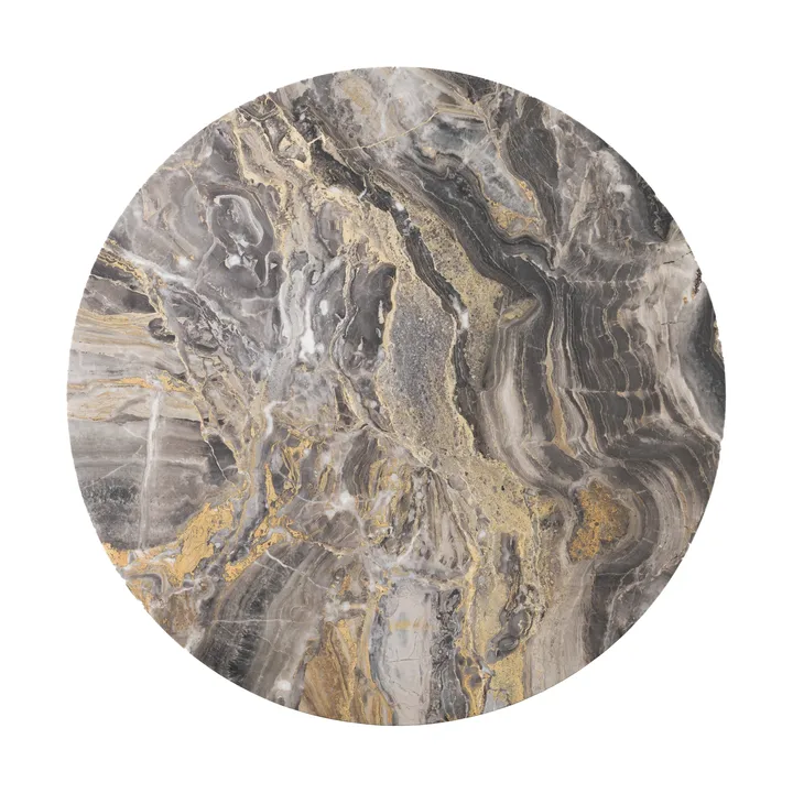 Tablero Androgyne para mesa auxiliar - Grey galaxy, Ø65 cm - Audo Copenhagen