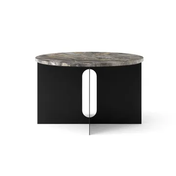 Tablero Androgyne para mesa auxiliar - Grey galaxy, Ø65 cm - Audo Copenhagen
