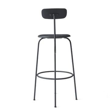 Taburete bar Afteroom asiento de cuero - Negro-negro - Audo Copenhagen