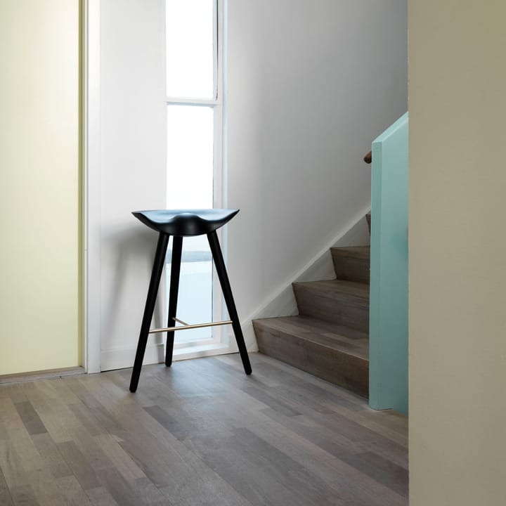 Taburete bar ML 42, Brown oiled oak, brass Audo Copenhagen