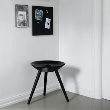 Taburete ML42 48 cm - Haya teñida de negro - Audo Copenhagen