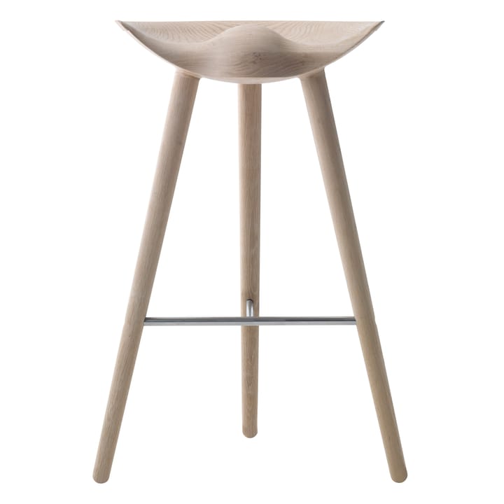 Taburete ML42 77 cm - Roble-acero - Audo Copenhagen