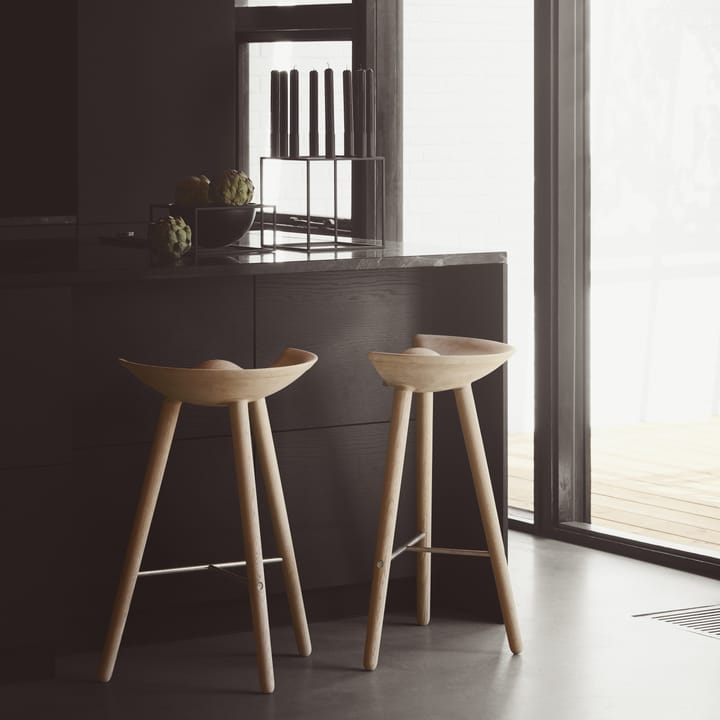 Taburete ML42 77 cm, Roble-acero Audo Copenhagen