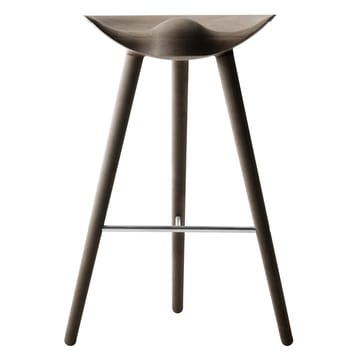 Taburete ML42 77 cm - Roble tratado con aceite marrón-acero - Audo Copenhagen