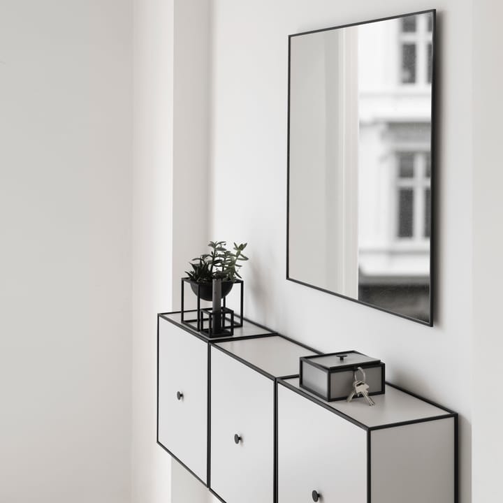 View Espejo View 70x70 cm, negro Audo Copenhagen