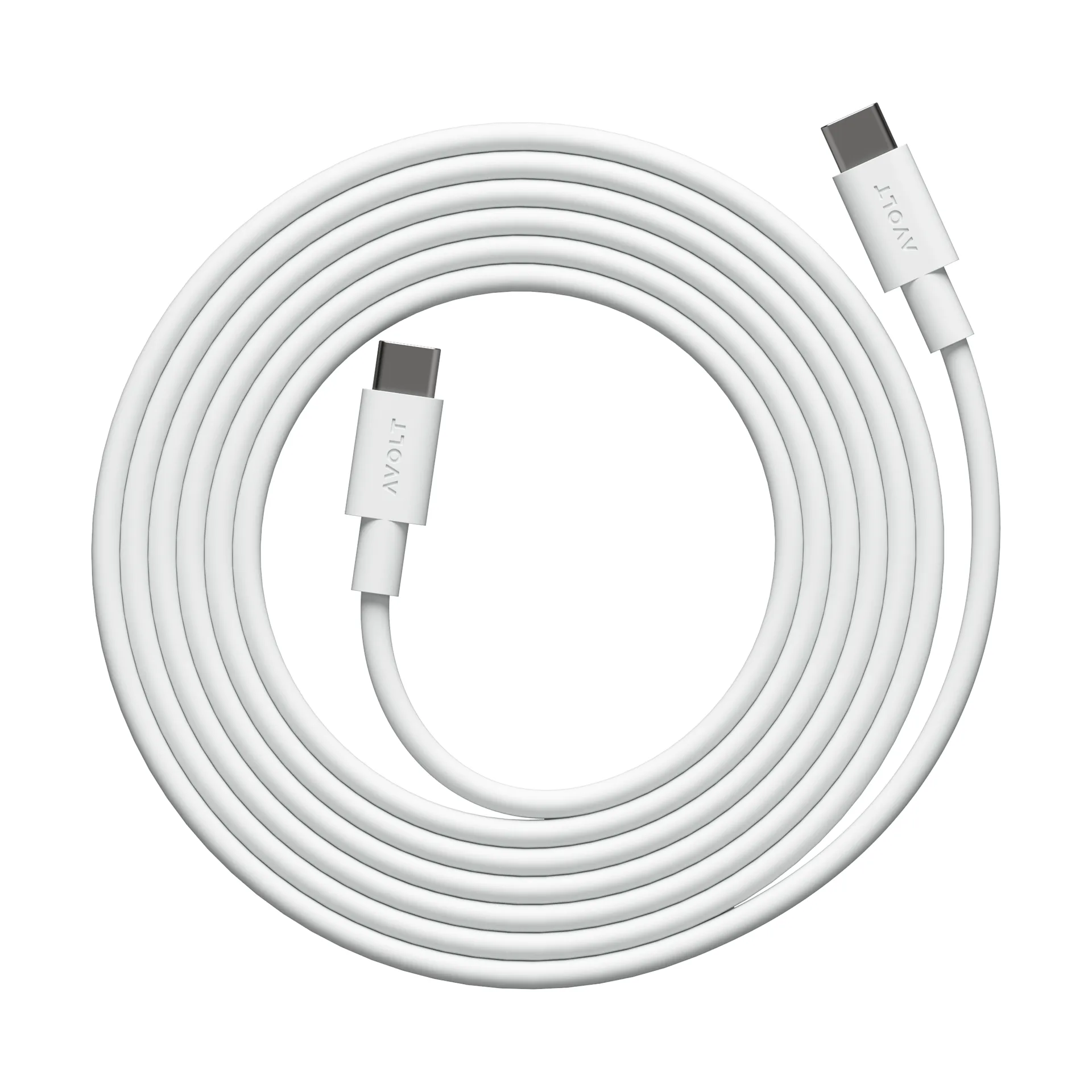 Cable 1 USB-C a USB-C cable de carga 2 m, White Martinelli Luce Edition Avolt