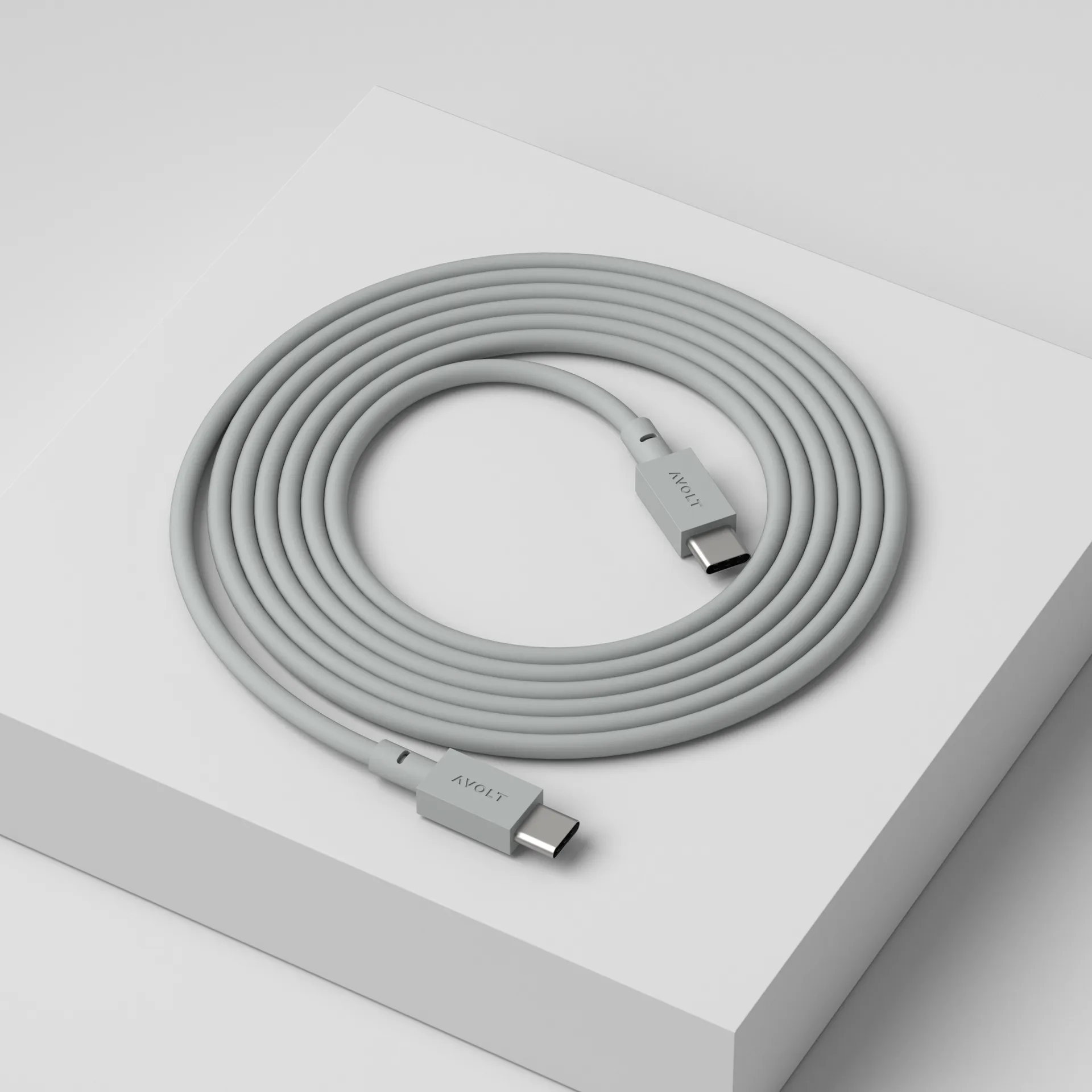 Cable de cargar Cable 1 USB-C a USB-C 2 m, Gotland gray Avolt
