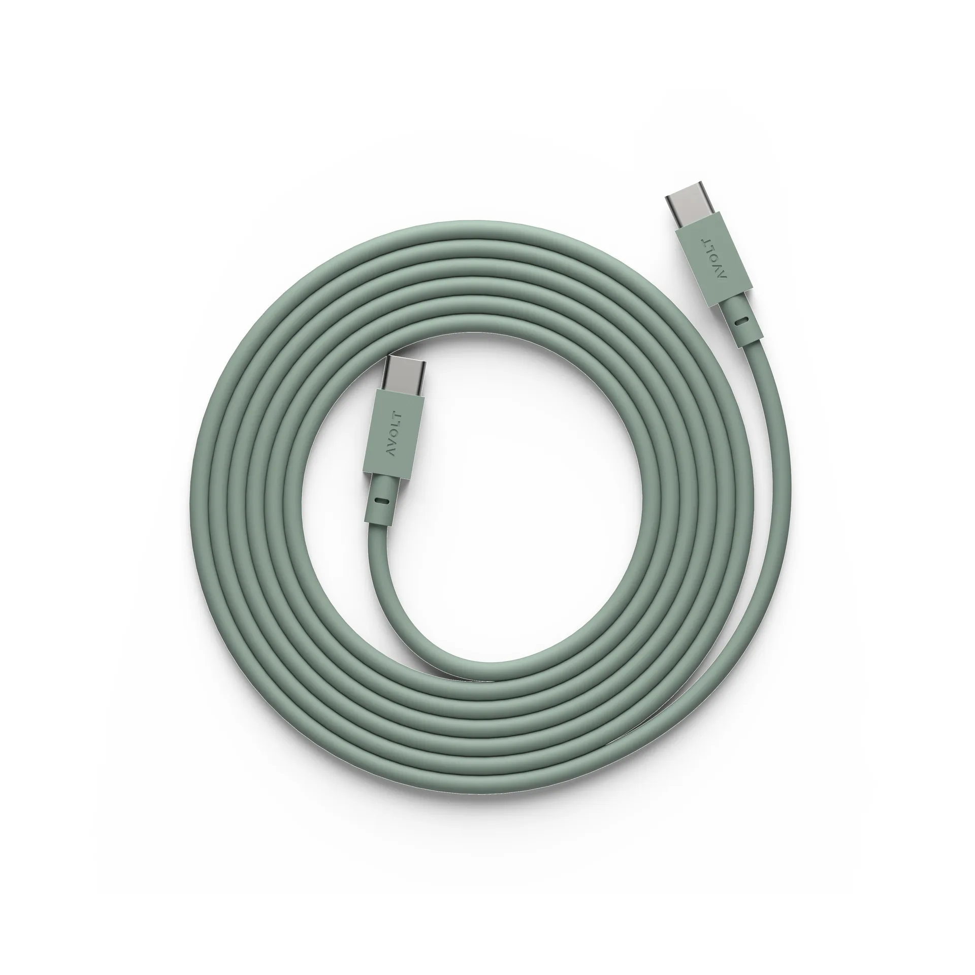 Cable de cargar Cable 1 USB-C a USB-C 2 m, Oak green Avolt