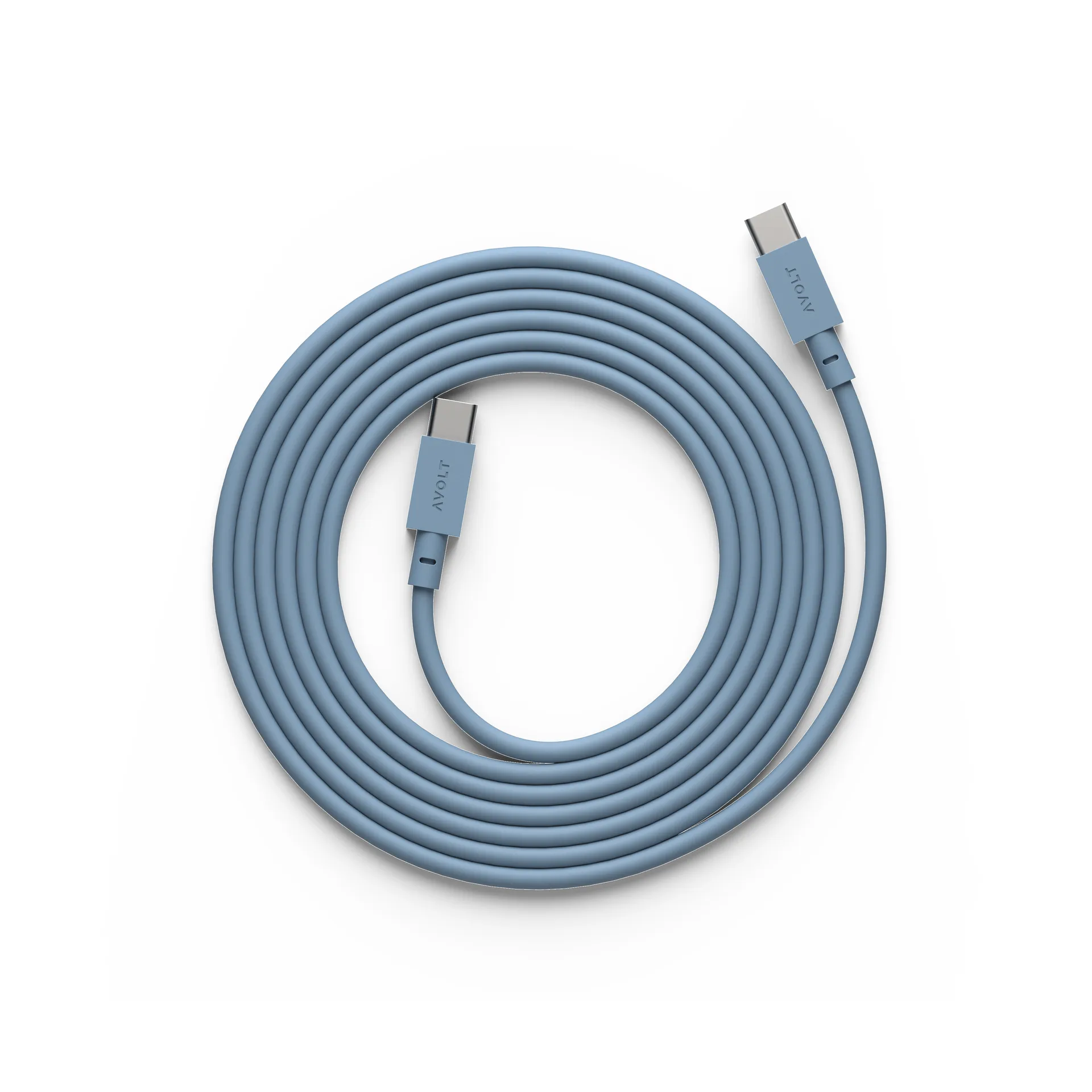 Cable de cargar Cable 1 USB-C a USB-C 2 m, Shark blue Avolt