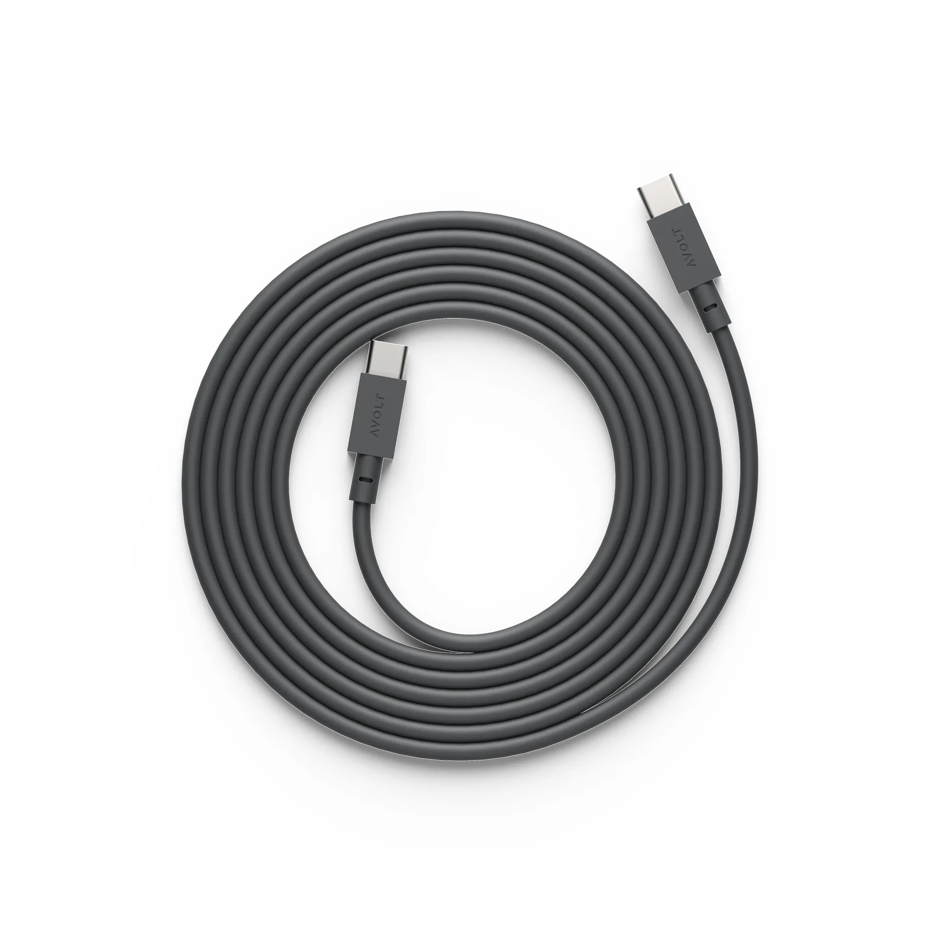 Cable de cargar Cable 1 USB-C a USB-C 2 m, Stockholm black Avolt
