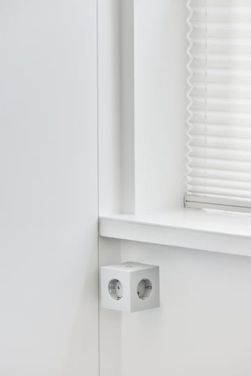 Regleta eléctrica Square 1, toma de corriente y USB-C 30W 1,8 m - White Martinelli Luce edition - Avolt