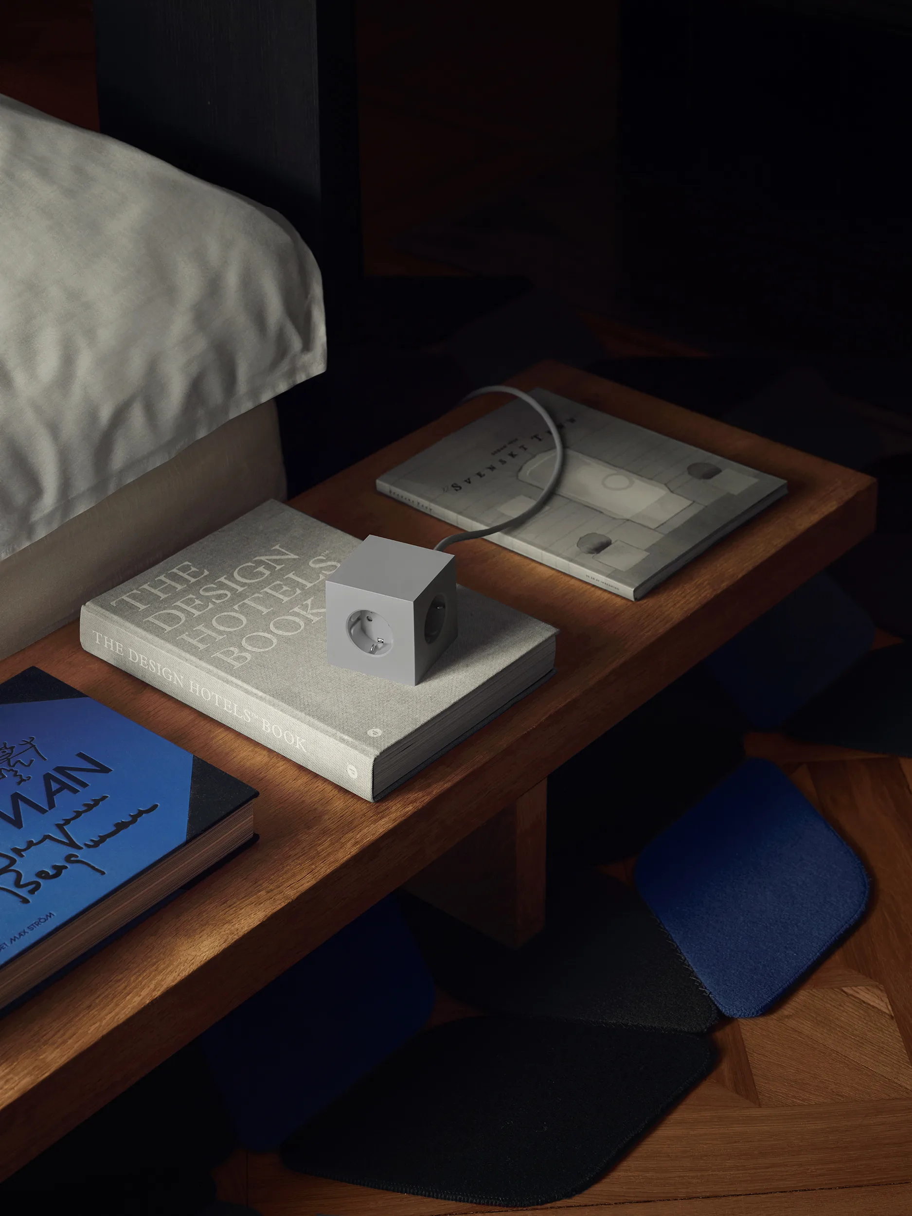 Regleta eléctrica Square 1, toma de corriente y USB-C 30W 3 m, Gotland Gris Avolt