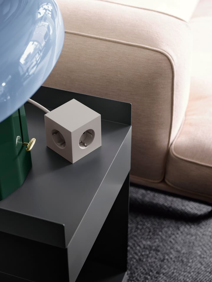 Regleta eléctrica Square 1, toma de corriente y USB-C 30W 3 m, Nomad Sand Avolt