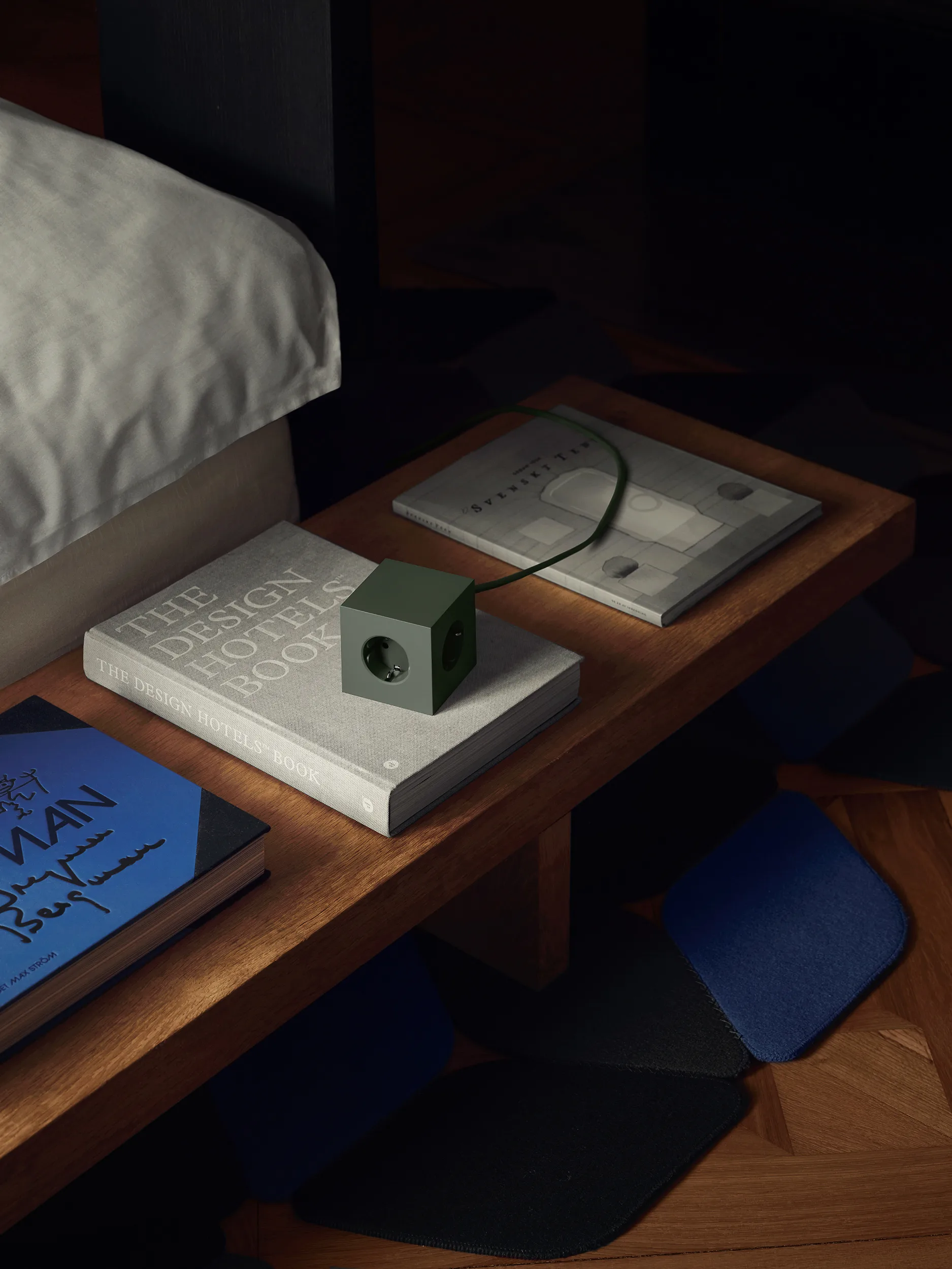 Regleta eléctrica Square 1, toma de corriente y USB-C 30W 3 m, Roble Verde Avolt