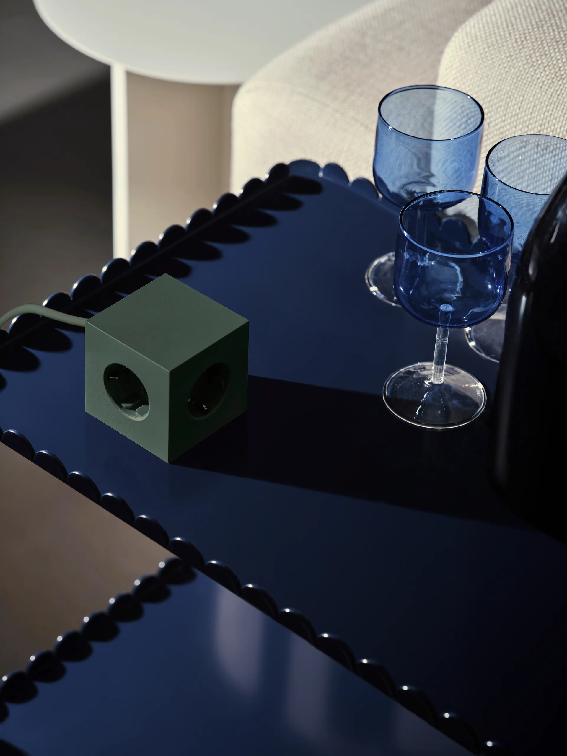 Regleta eléctrica Square 1, toma de corriente y USB-C 30W 3 m, Roble Verde Avolt