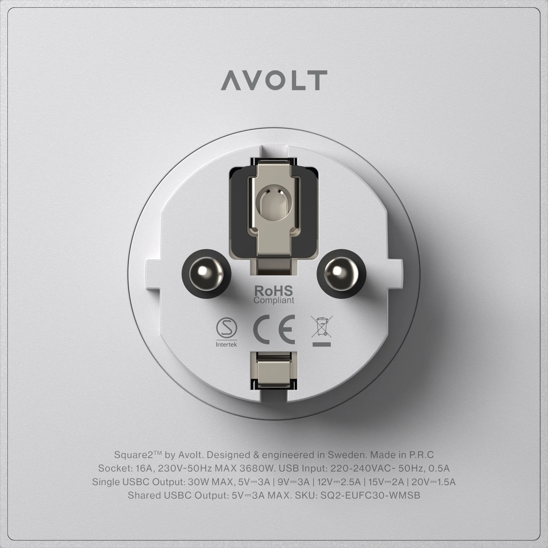 Regleta Square 2, Gotland Grey Avolt