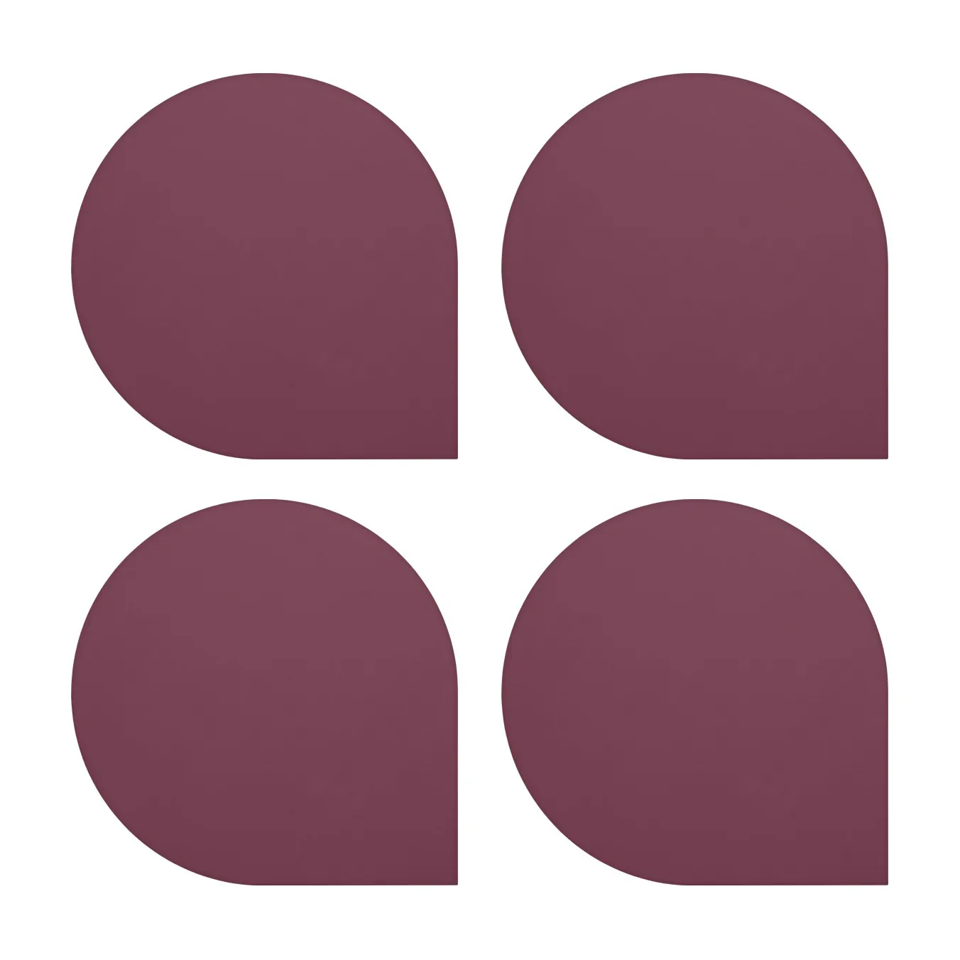 4 Posavasos Stilla, Bordeaux AYTM