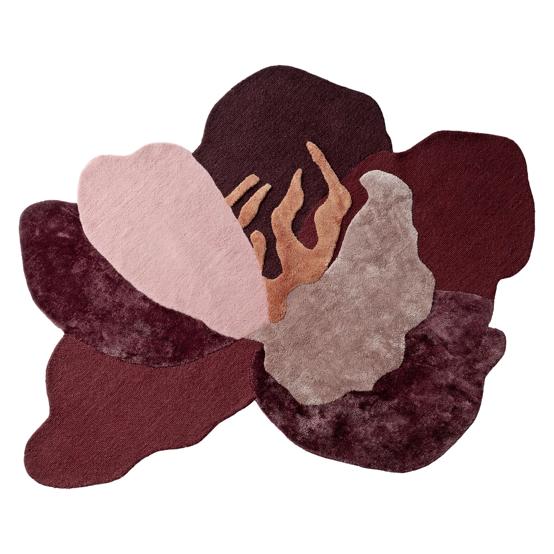 Alfombra Flores, 190x150 cm AYTM
