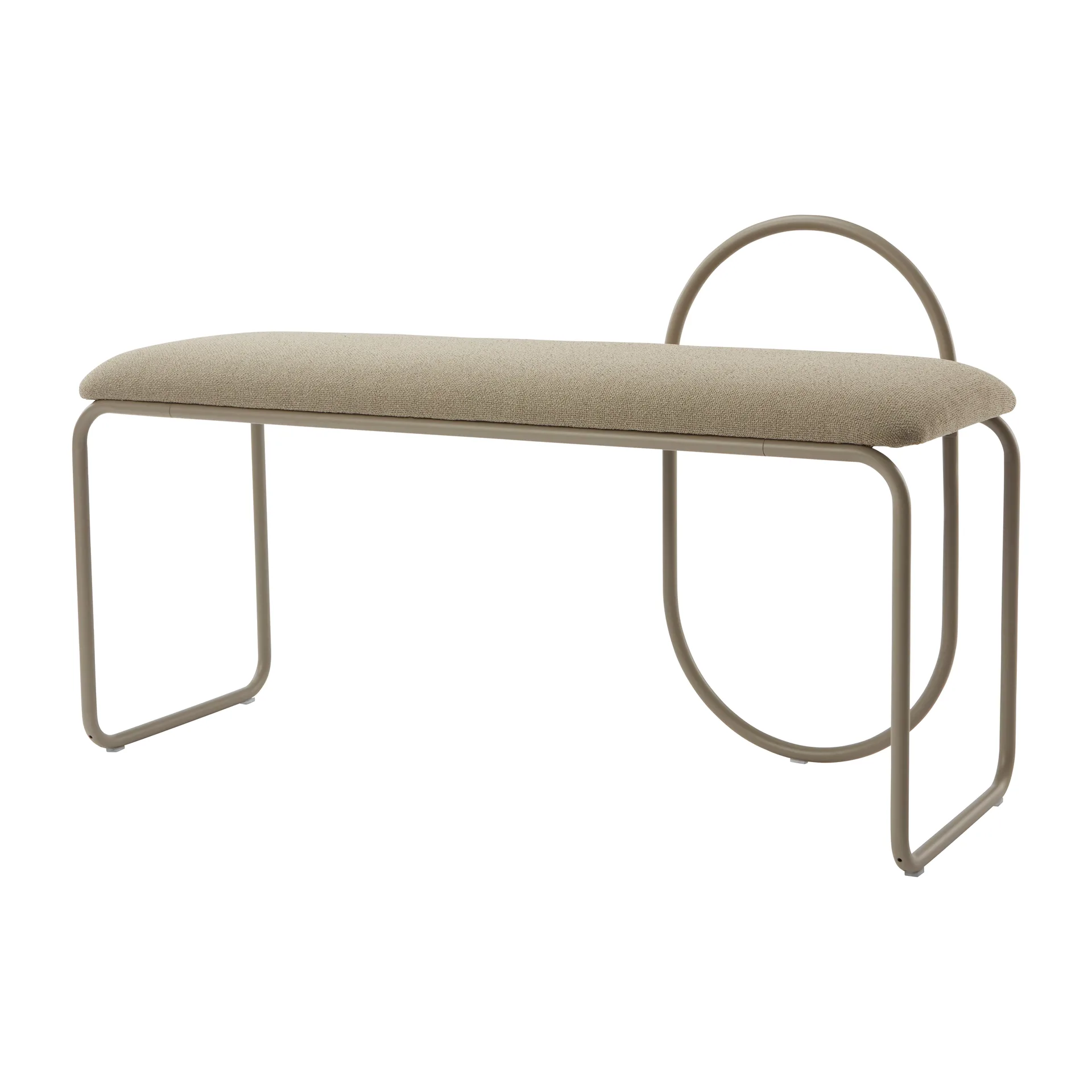 Banco bouclé Angui, Taupe AYTM