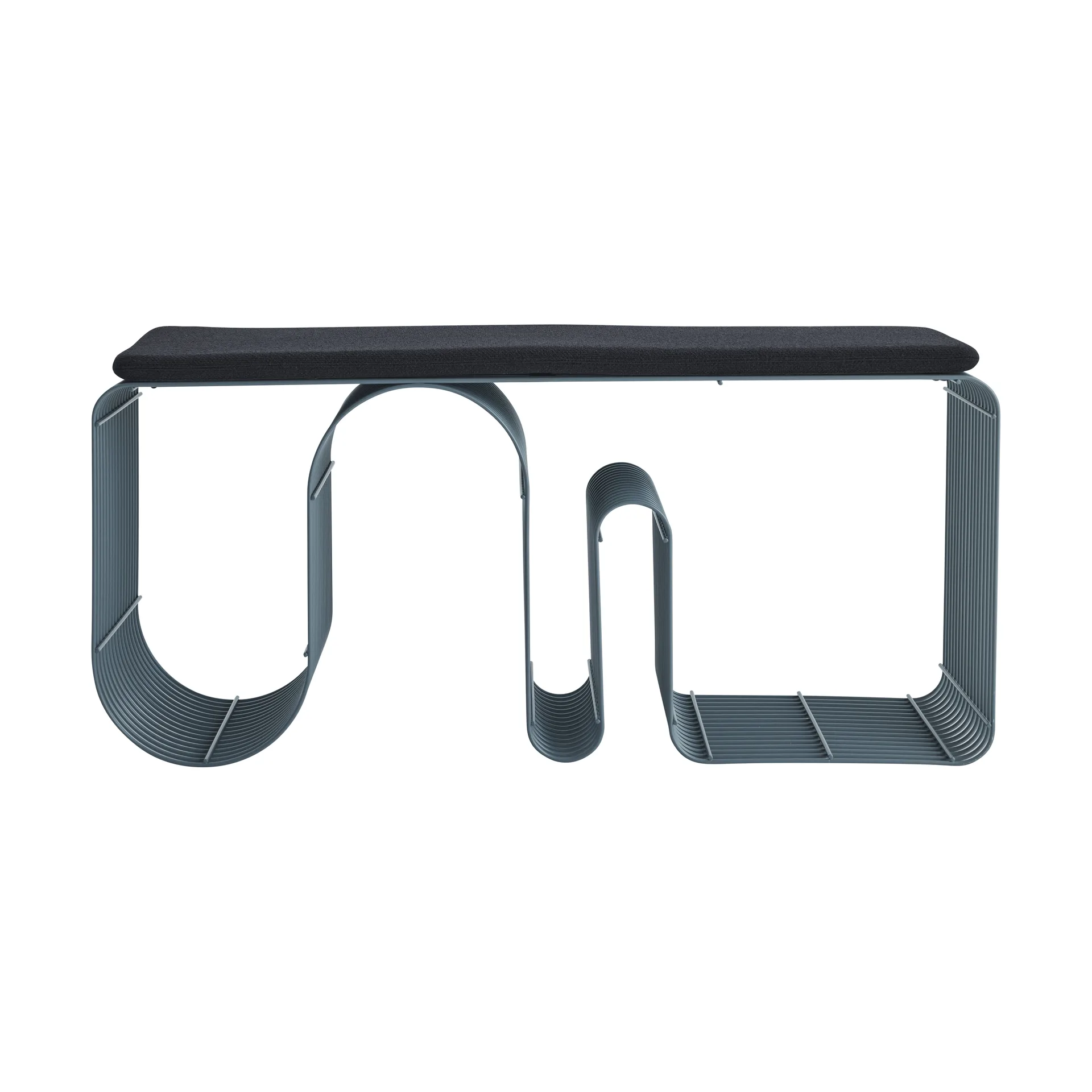 Banqueta Curva 100 cm, Dusty blue AYTM