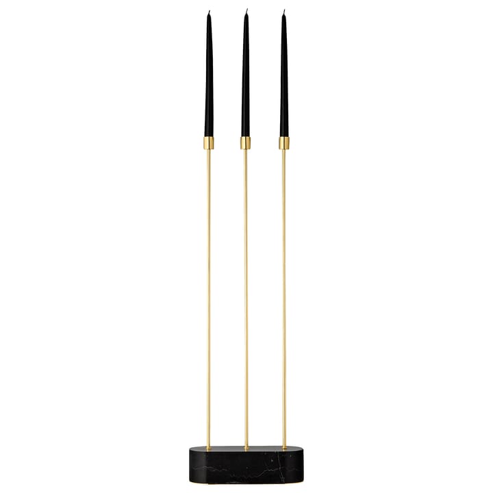 Candelabro de suelo Grasil, negro-oro AYTM