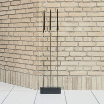 Candelabro de suelo Grasil - negro-oro - AYTM