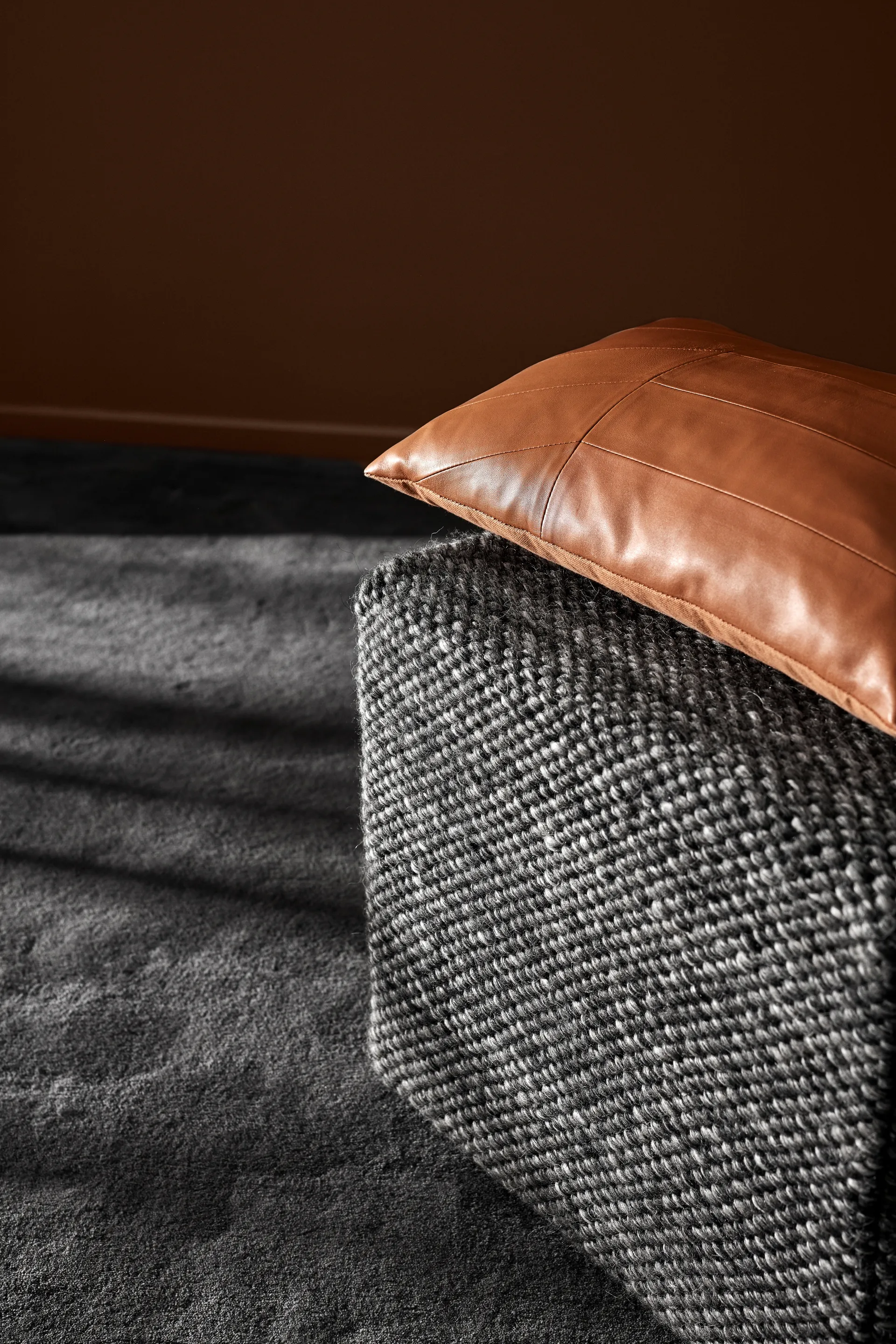 Cojín Coria 30x50 cm, ámbar AYTM