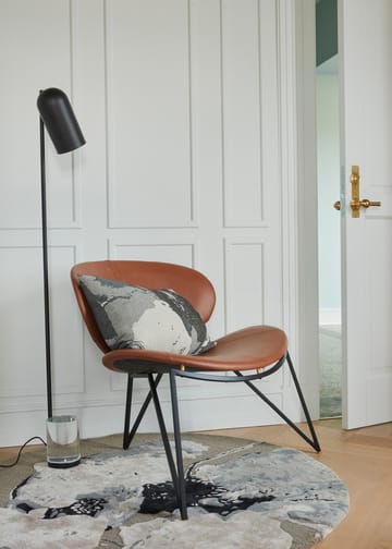 Cojín Floreo 40x60 cm - Negro-beige - AYTM