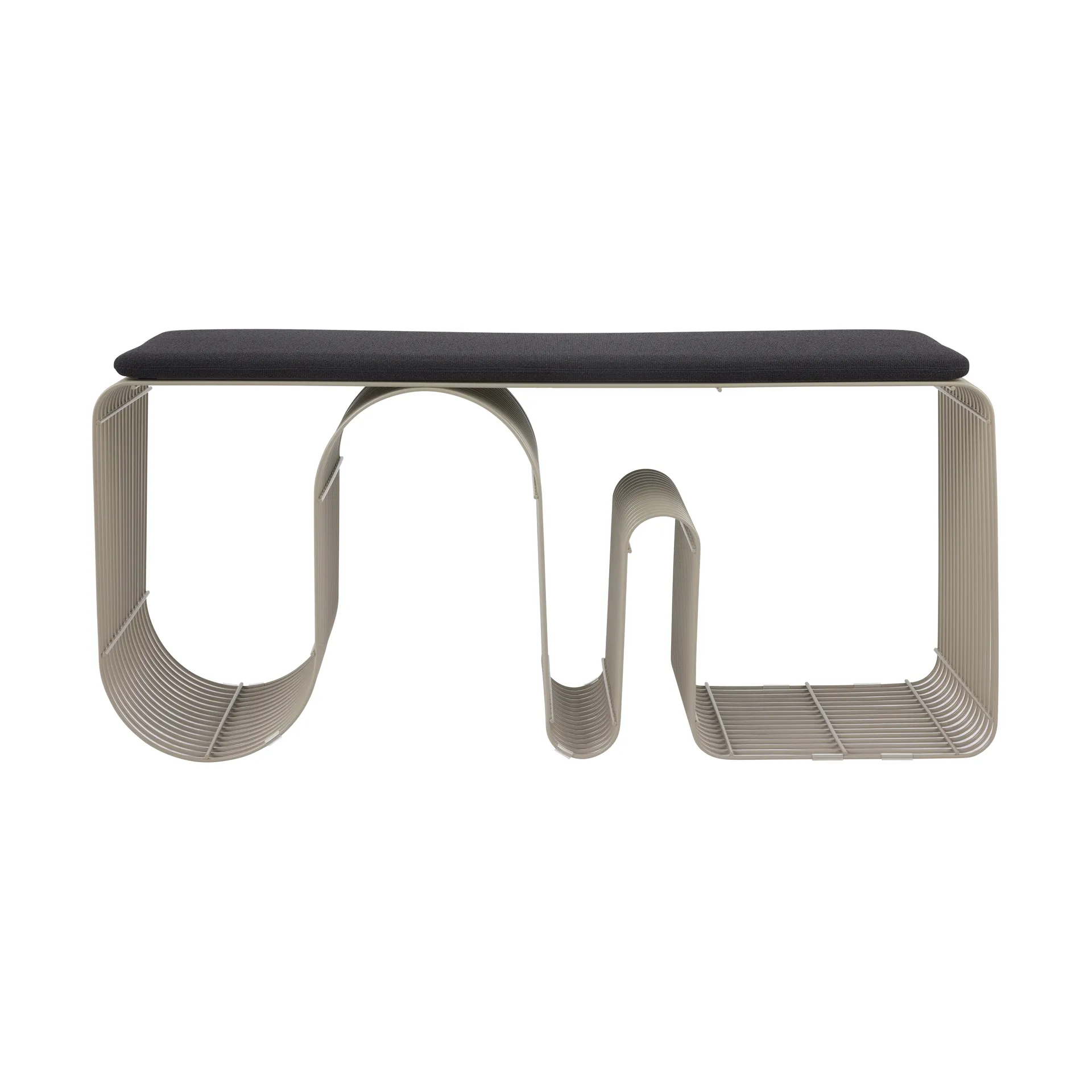 Cojín para banco Curva 32x95,5 cm, Anthracit AYTM