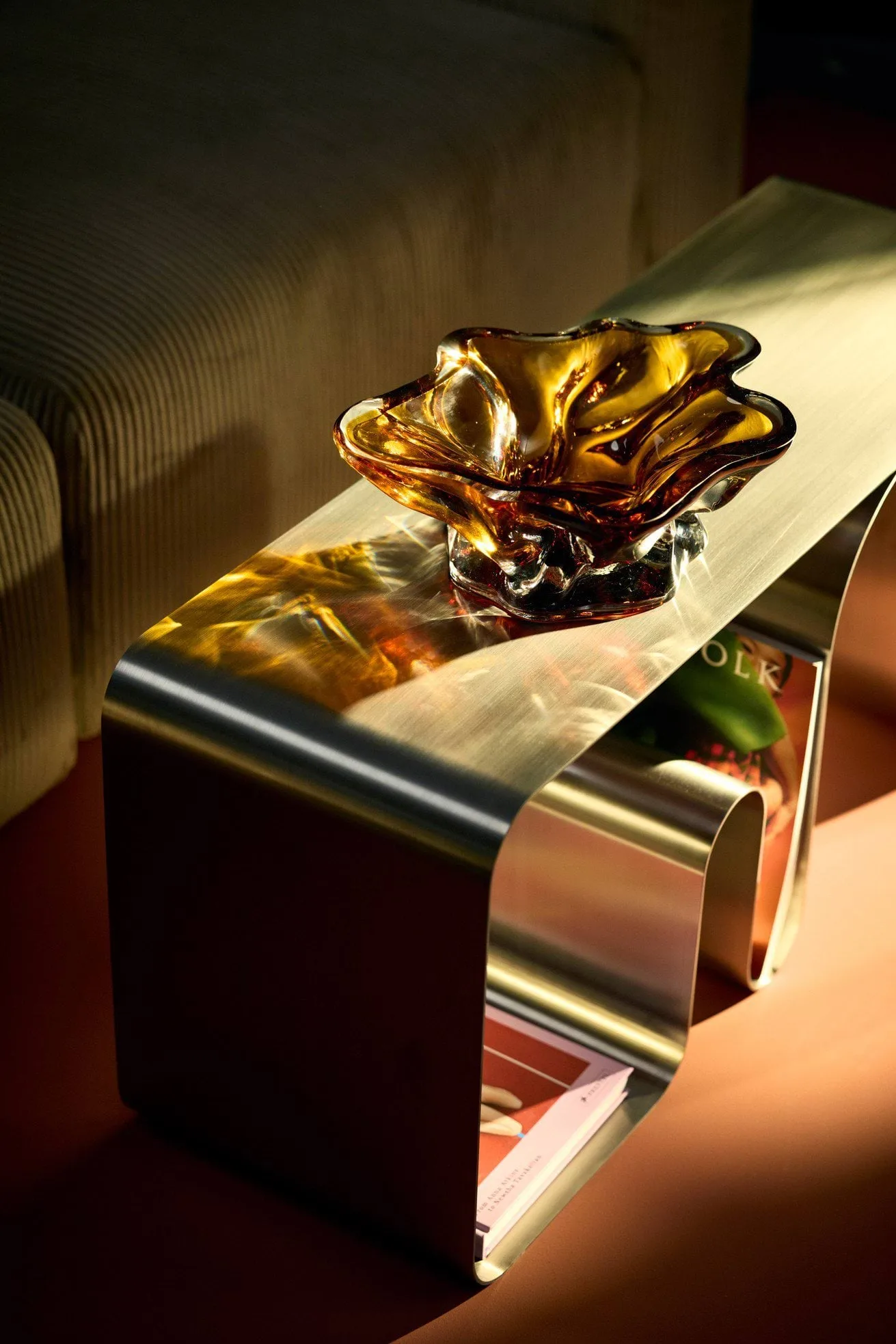 Cuenco decorativo Vena, Amber AYTM