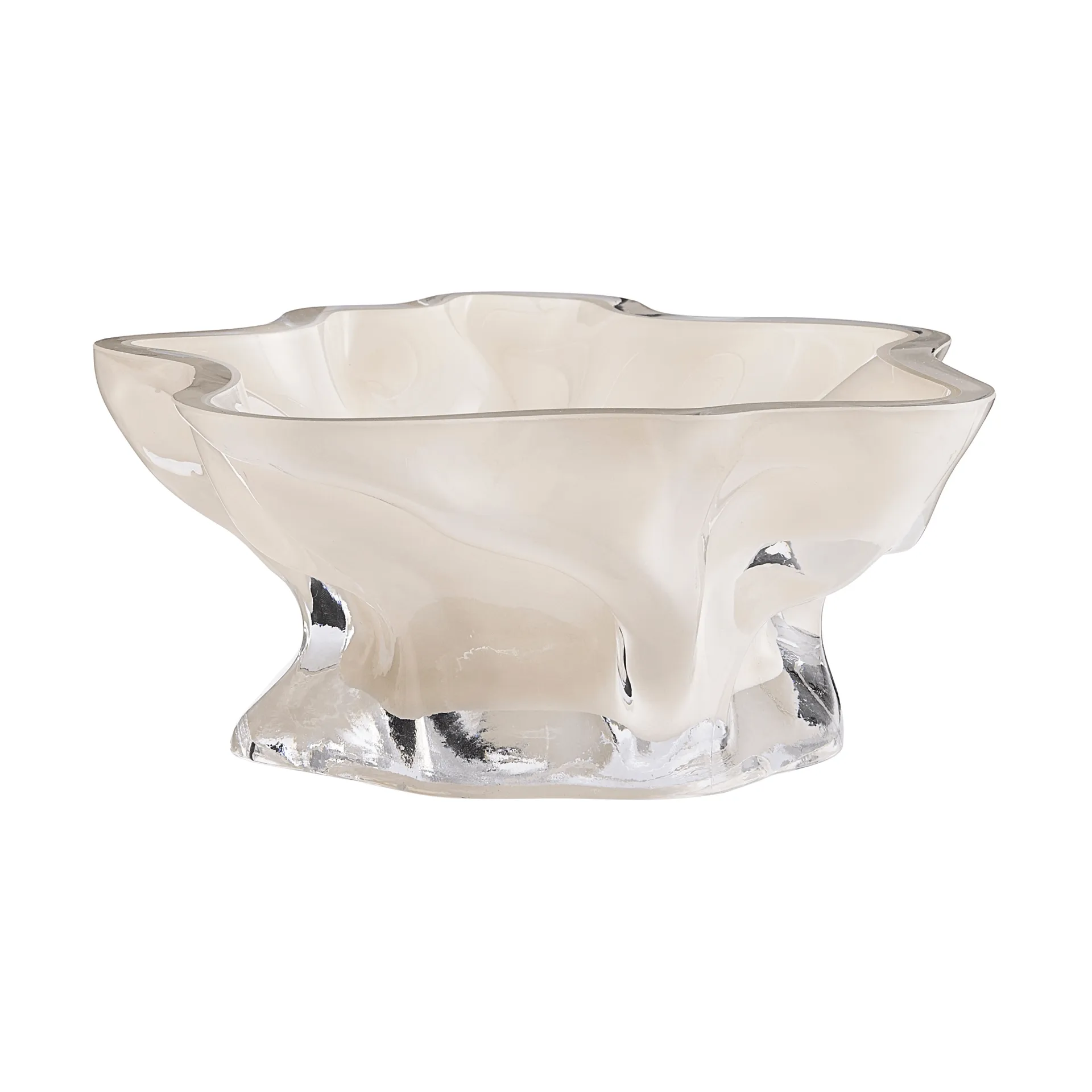 Cuenco decorativo Vena, Dark cream AYTM