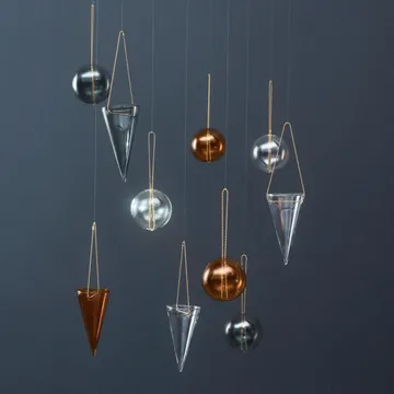 Decoración de árbol Navidad Monili - color humo - AYTM