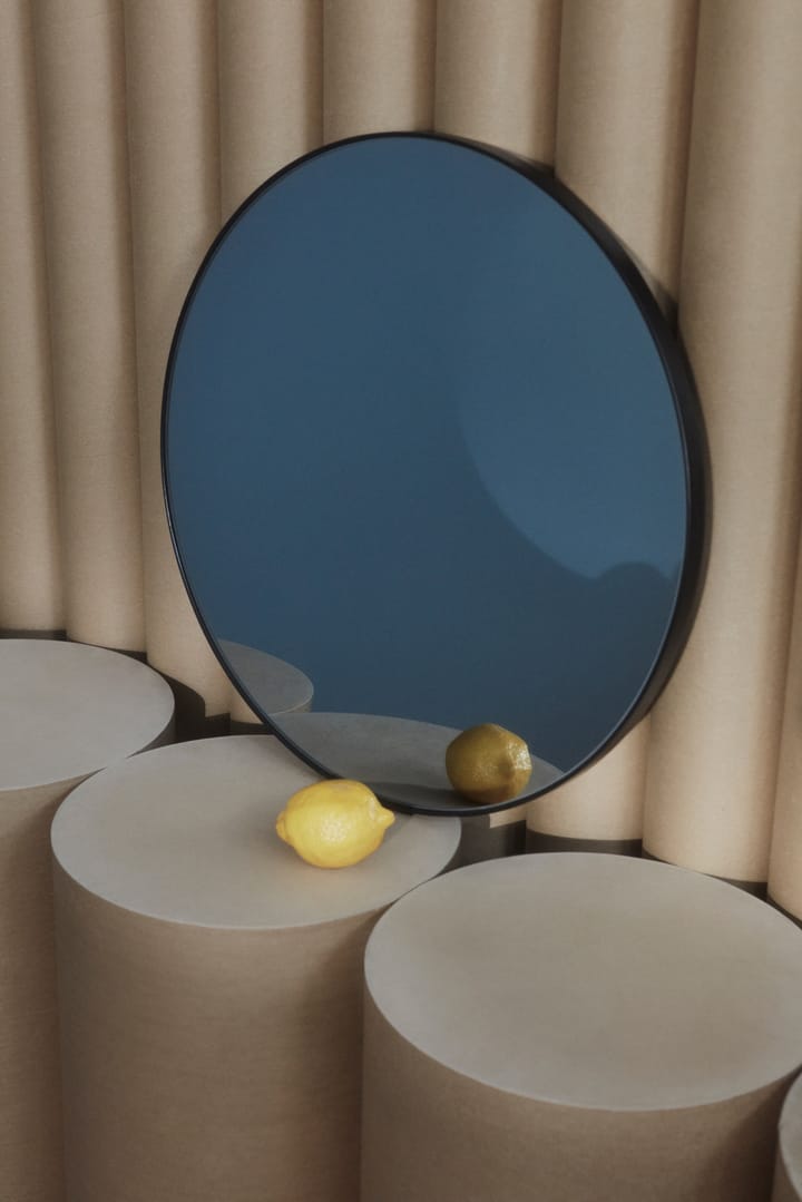 Espejo Circum Ø50 cm, vidrio tintado-negro AYTM