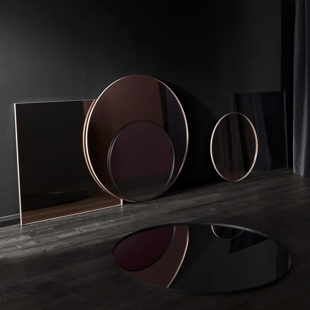 Espejo Circum pequeño, negro AYTM