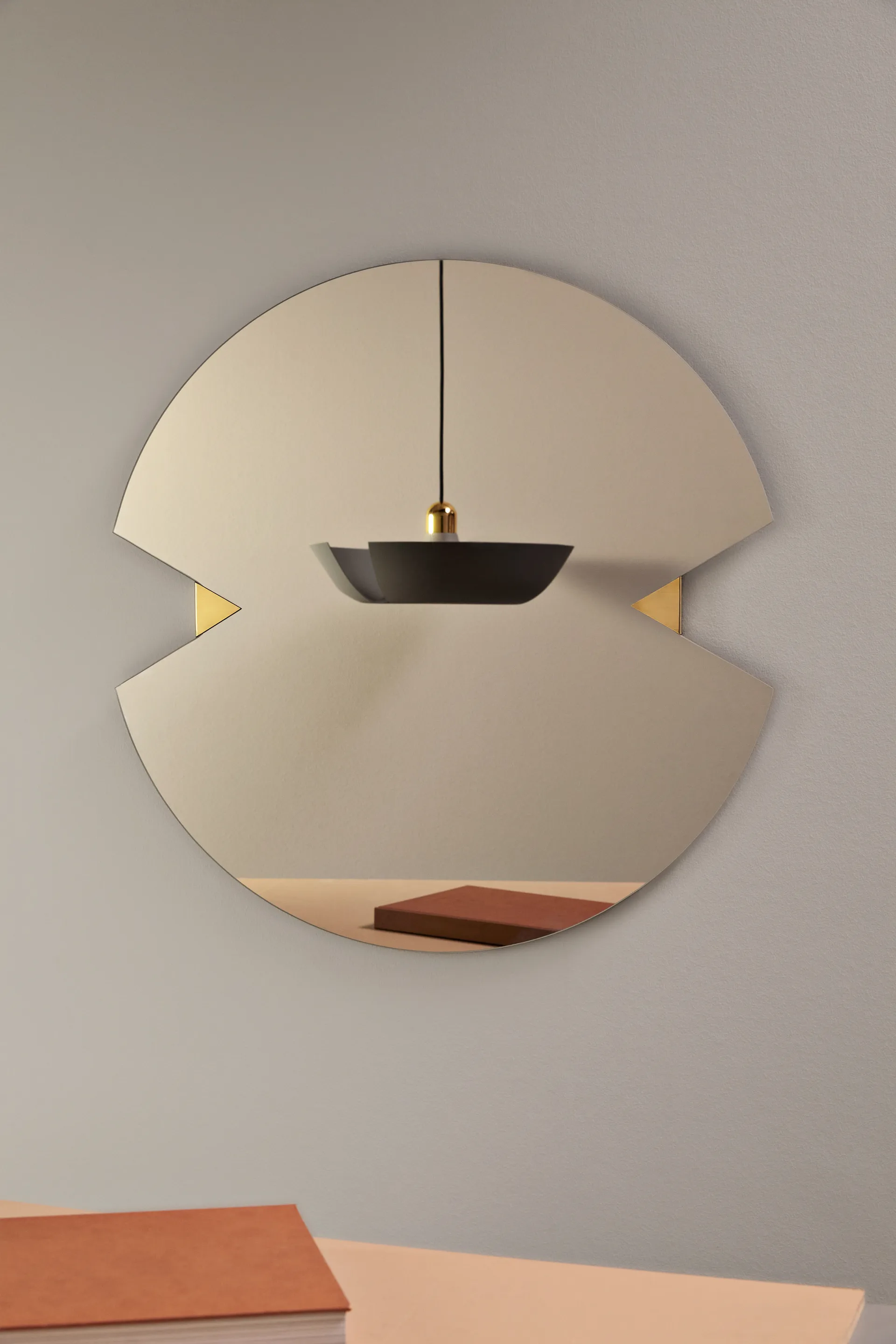 Espejo Verto Ø70 cm, Negro AYTM