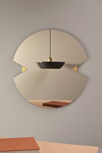 Espejo Verto Ø70 cm - Negro - AYTM