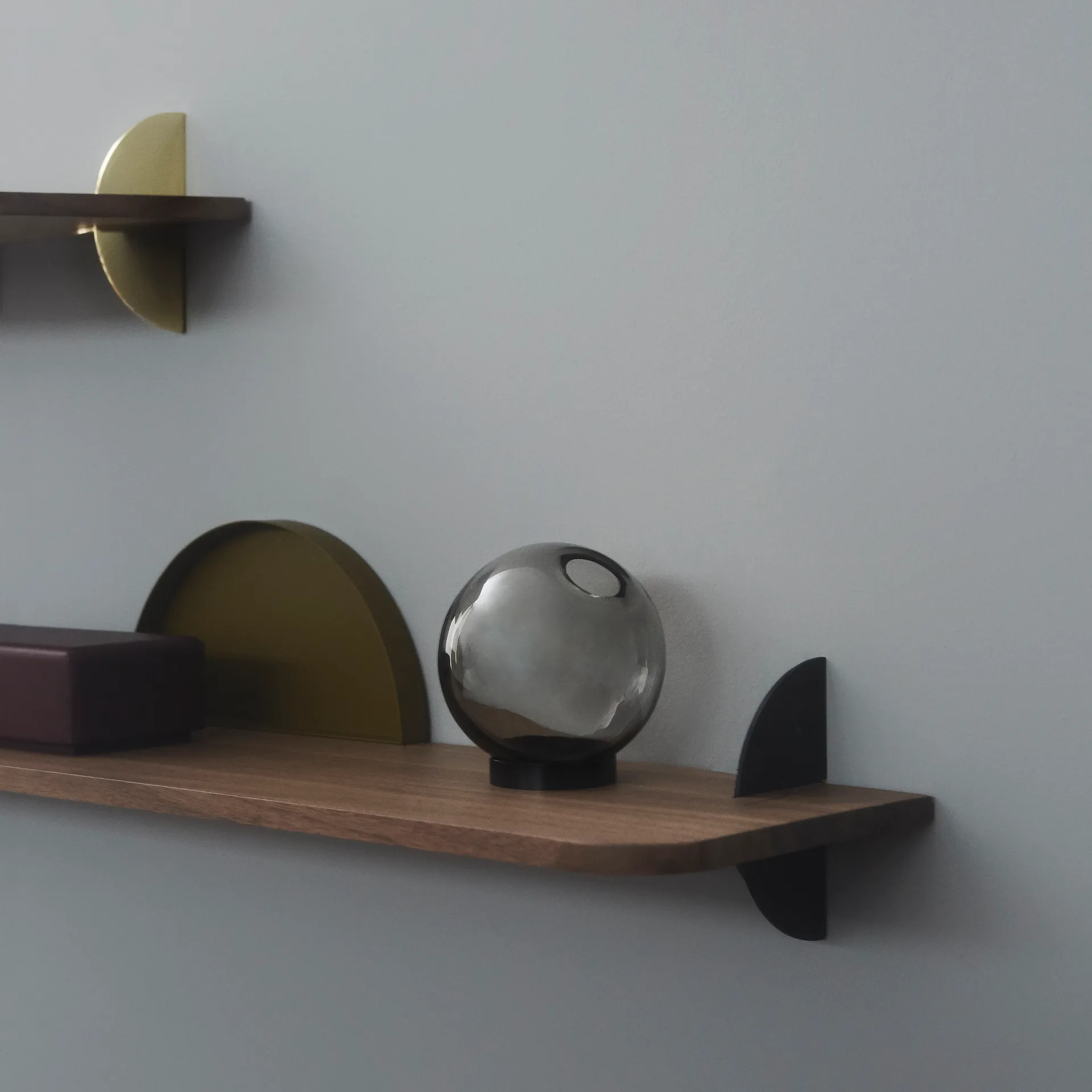 Estante Aedes 80 cm, Nogal-negro AYTM