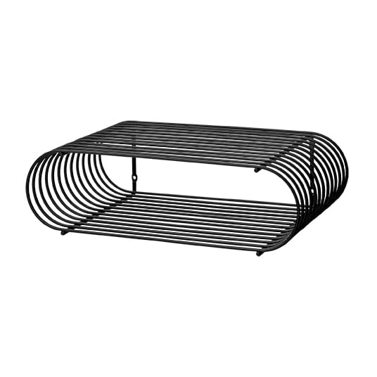 Estantería Curva, negro AYTM