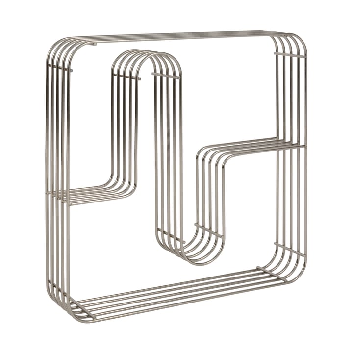 Estantería de pared cuadrado Curva - Plata - AYTM