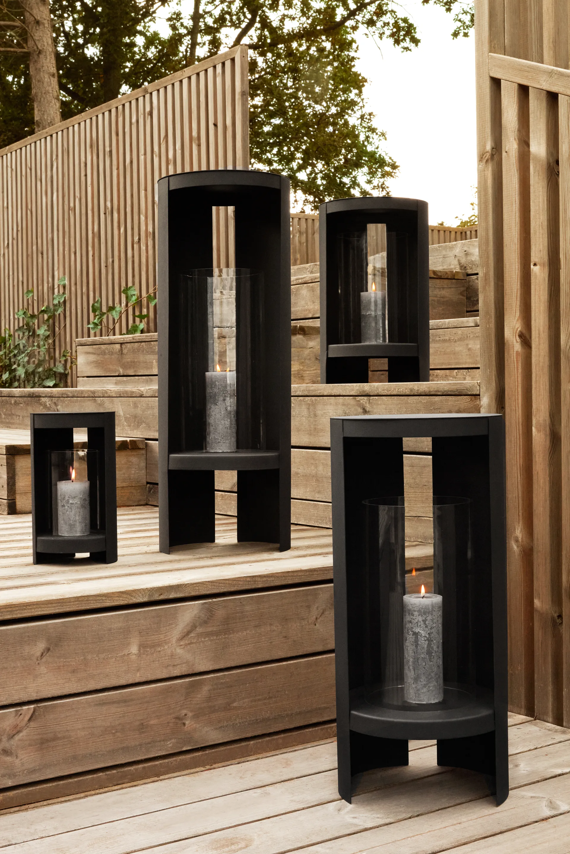 Farolillo Ora 43 cm, negro AYTM