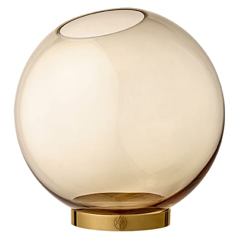 Florero Globe, grande - ámbar-oro - AYTM