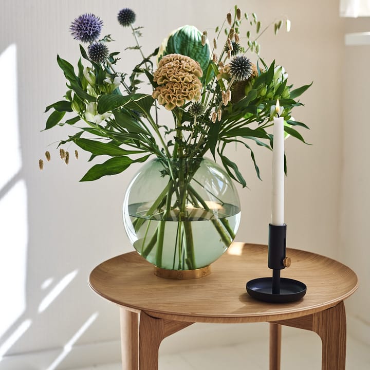 Florero Globe, grande, verde-latón AYTM