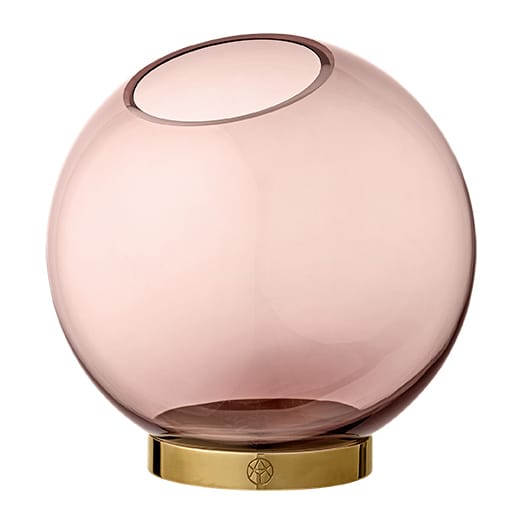 Florero Globe, mediano - rosa-oro - AYTM