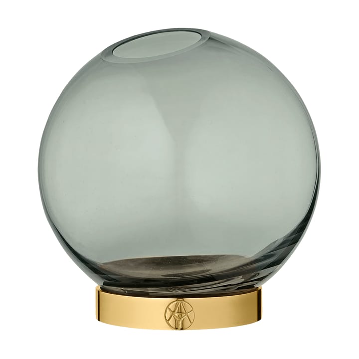 Florero Globe, pequeño - verde-latón - AYTM