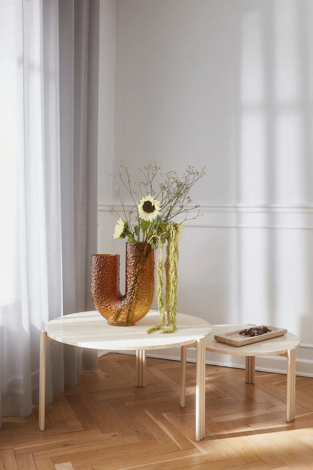 Jarrón Arura alto, Amber AYTM