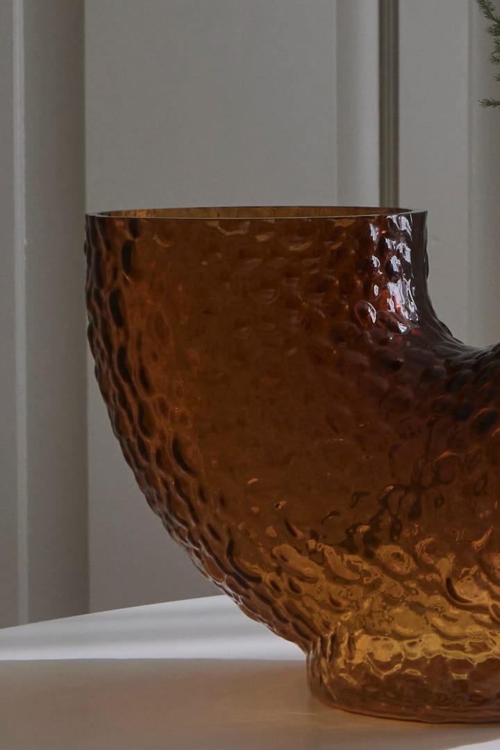 Jarrón Arura bajo, Amber AYTM