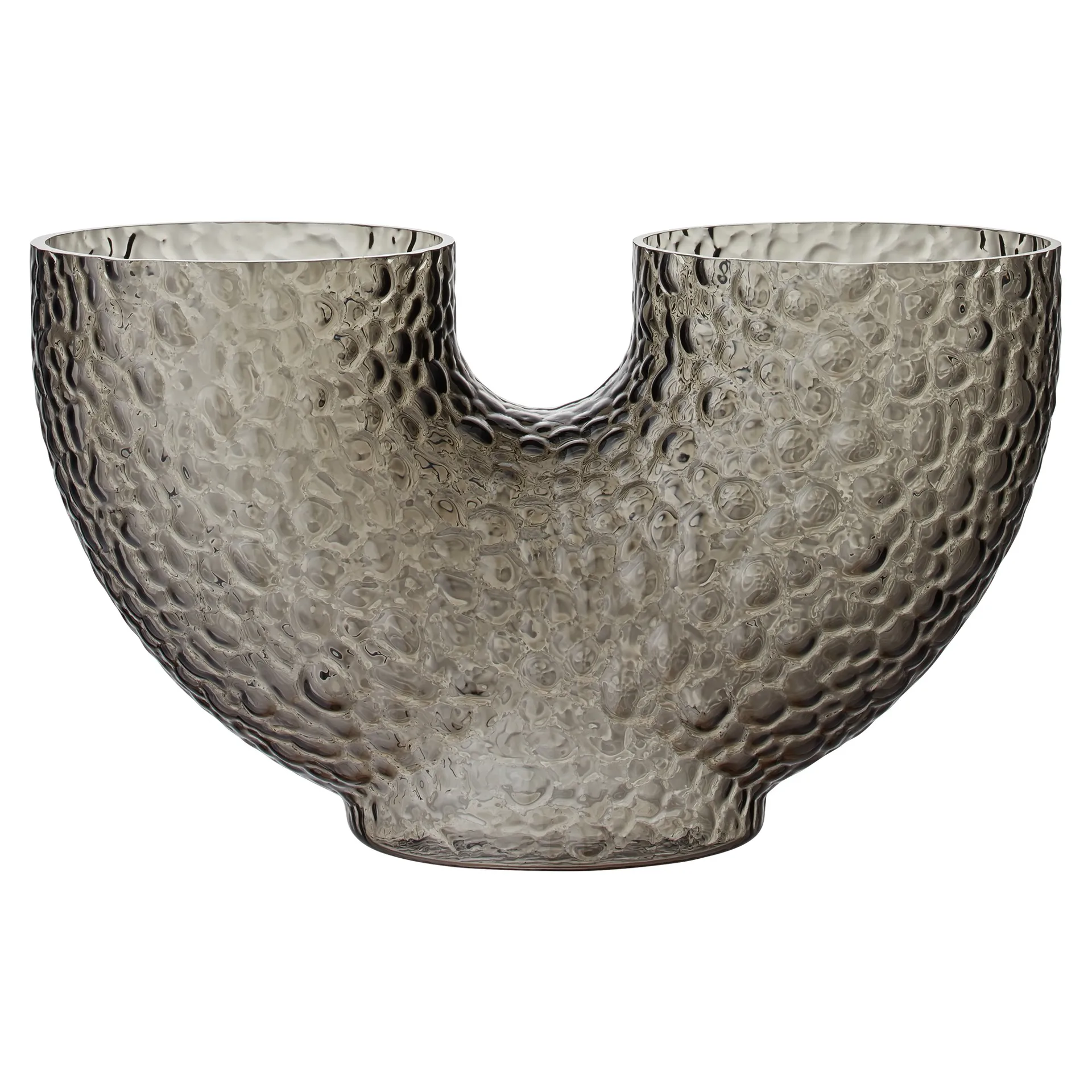 Jarrón Arura bajo, negro AYTM